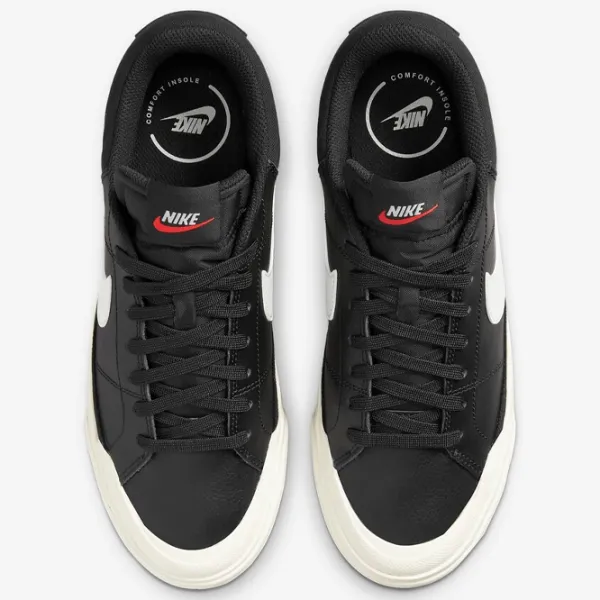 Ghete pentru femei Nike Court Legacy Lift Primăvară - vară/ Black photo 4