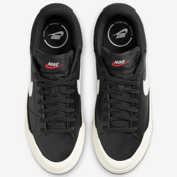 Ghete pentru femei Nike Court Legacy Lift Primăvară - vară/ Black photo 4