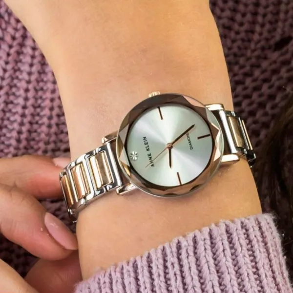 Ceas de mână pentru femei ANNE KLEIN AK/ 3279SVRT Cuarț/ 32 mm photo 3 Ceas de mână pentru femei ANNE KLEIN AK/ 3279SVRT Cuarț/ 32 mm photo 3
