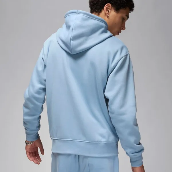 Hanorac pentru bărbați Nike Jordan Essentials Full-Zip Fleece Hoodie Drept/ Blue photo 3 Hanorac pentru bărbați Nike Jordan Essentials Full-Zip Fleece Hoodie Drept/ Blue photo 3