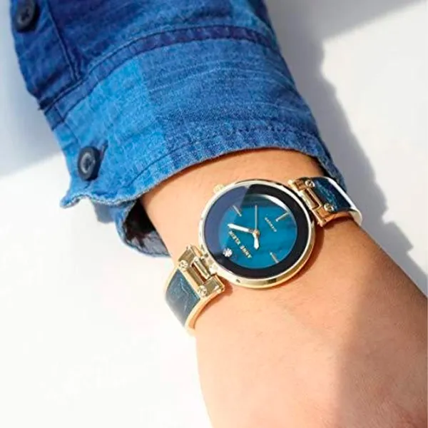 Ceas de mână pentru femei ANNE KLEIN AK/ 2512NVGB Cuarț/ 34 mm photo 4 Ceas de mână pentru femei ANNE KLEIN AK/ 2512NVGB Cuarț/ 34 mm photo 4