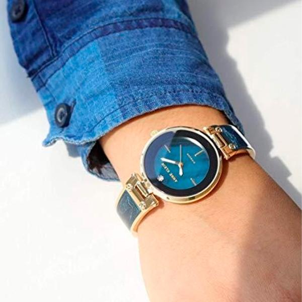 Ceas de mână pentru femei ANNE KLEIN AK/ 2512NVGB Cuarț/ 34 mm photo 4 Ceas de mână pentru femei ANNE KLEIN AK/ 2512NVGB Cuarț/ 34 mm photo 4