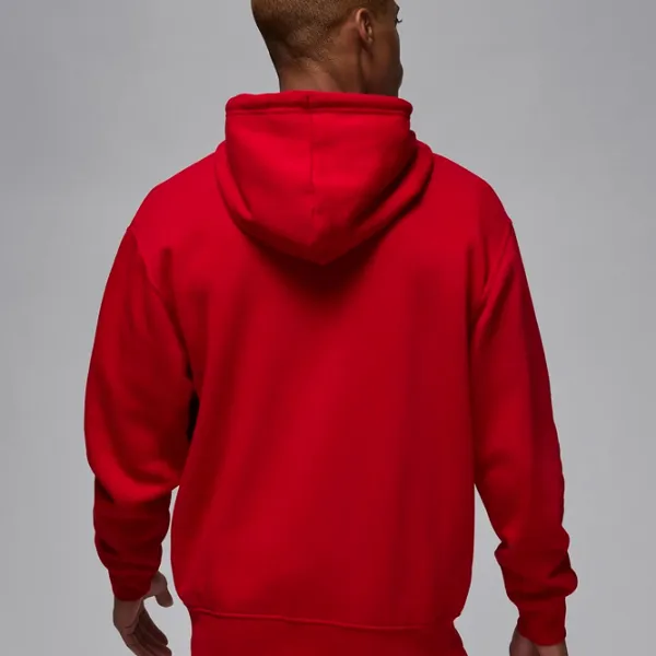 Hanorac pentru bărbați Nike Jordan Essentials Full-Zip Fleece Hoodie Drept/ Red photo 3