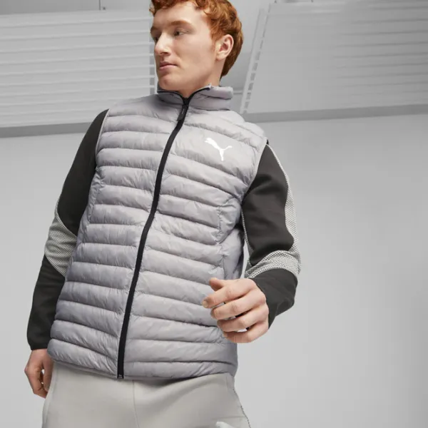 Vestă pentru bărbați Puma Packlite Primaloft L/ Gray photo 2