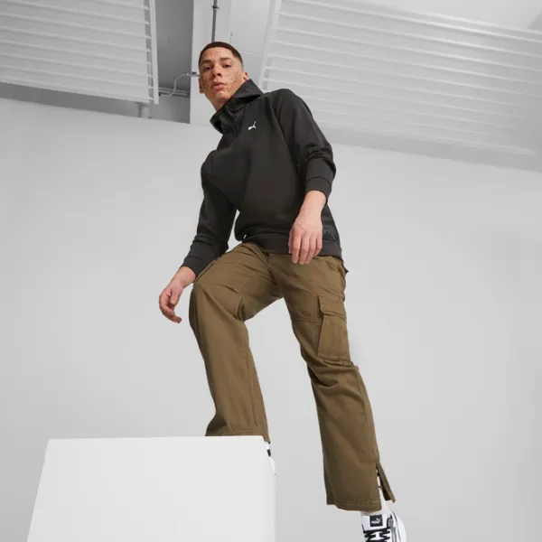 Hanorac pentru bărbați Puma Rad|Cal Half-Zip Dk Drept/ Black photo 5