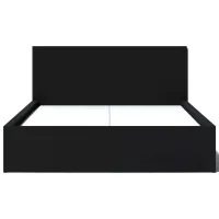Кровать Fabrik Home Linia Uno 160 x 200 см/ ЛДСП/ Черный photo 2