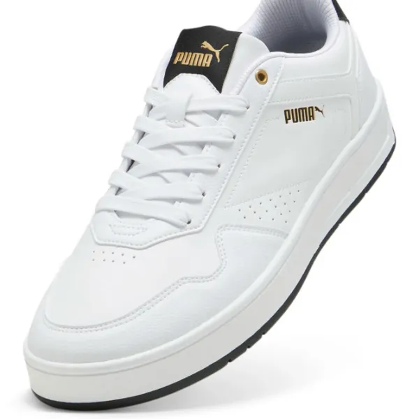 Ghete pentru bărbați Puma Court Classic 40 / White photo 5