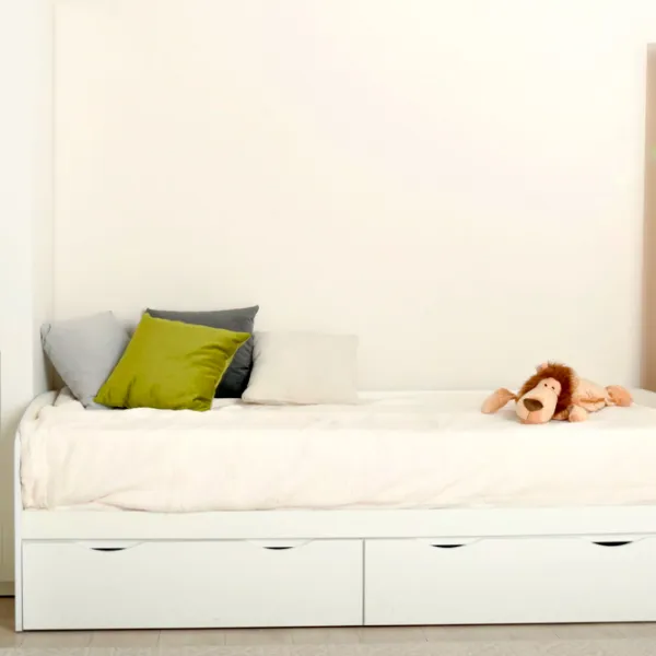 Pat Fabrik Home Spatio 90 x 200 cm/ PAL/ White photo 3