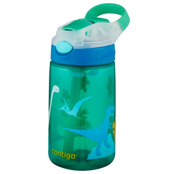 Sticluță cu pai Contigo Gizmo 420 ml 12 luni/ Silicon/ Green photo 3