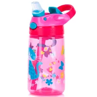 Sticluță cu pai Contigo Gizmo 420 ml 12 luni/ Silicon/ Pink photo 2