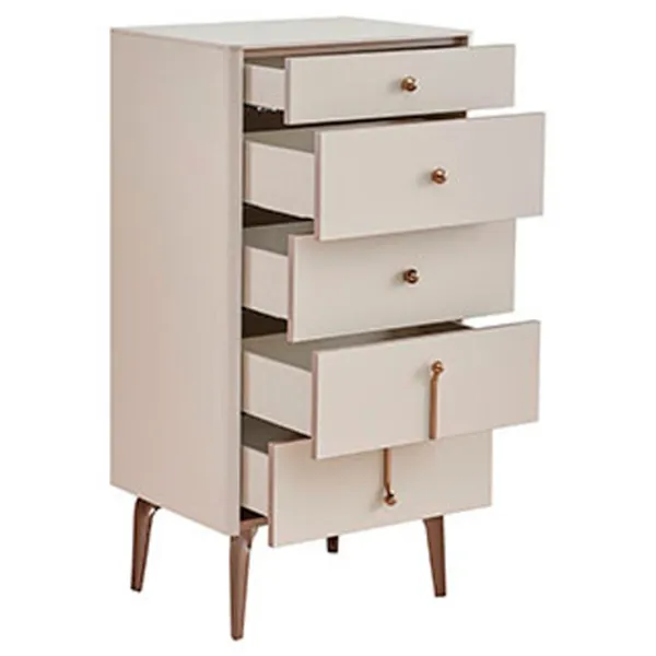 Комод Dogtas Milena 116см x 60.4см x 50см/ МДФ/ Кремовый photo 3