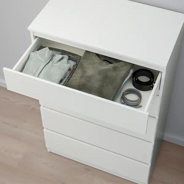 Комод Ikea Kullen 112см x 70см x 40см/ МДФ/ Белый photo 3