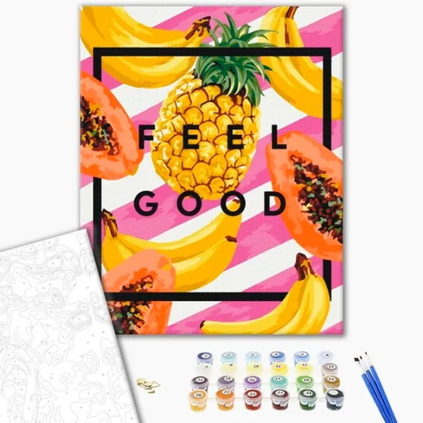 Pictură pe numere BrushMe Dispoziție de vară 50 x 40 cm/ Verticală photo 2