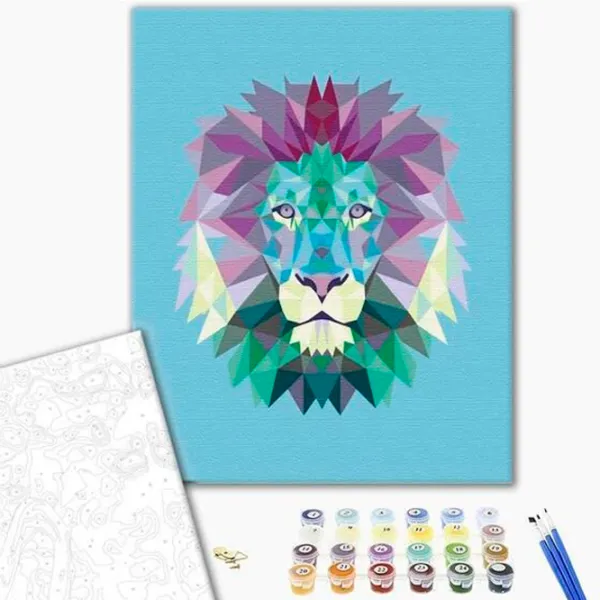 Картина по номерам BrushMe Хищник в деталях 50 x 40 см/ Вертикальная photo 2