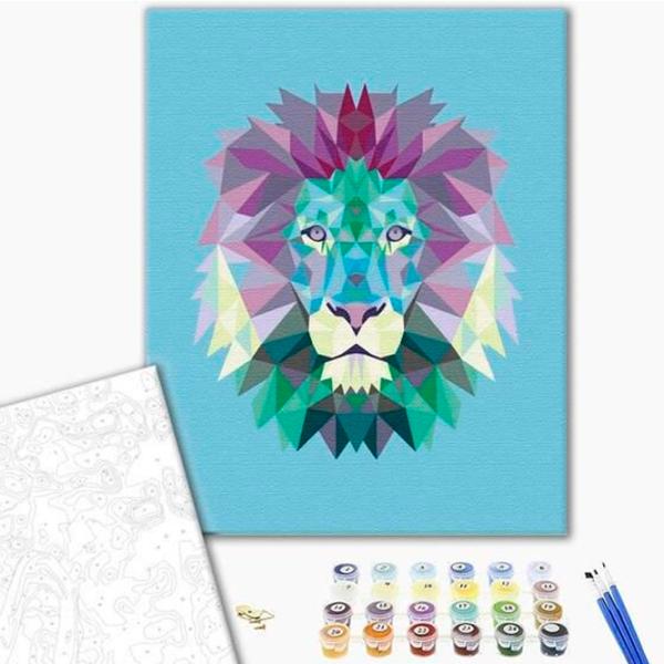 Картина по номерам BrushMe Хищник в деталях 50 x 40 см/ Вертикальная photo 2