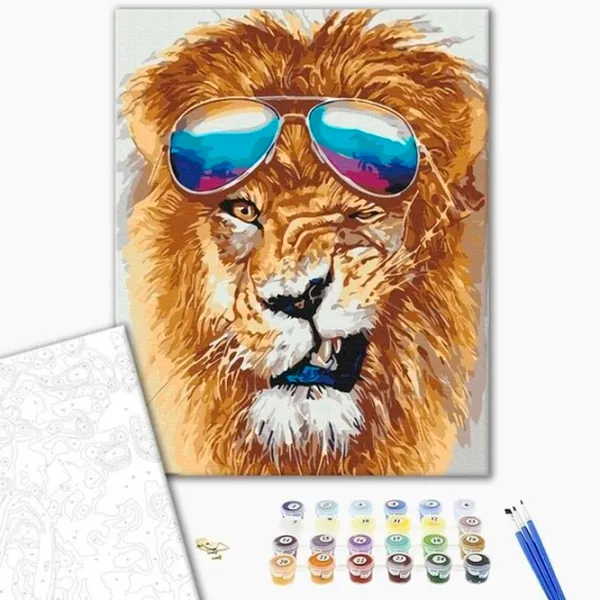 Pictură pe numere BrushMe Regele vacanțelor 50 x 40 cm/ Verticală photo 2