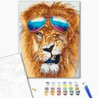 Pictură pe numere BrushMe Regele vacanțelor 50 x 40 cm/ Verticală photo 2