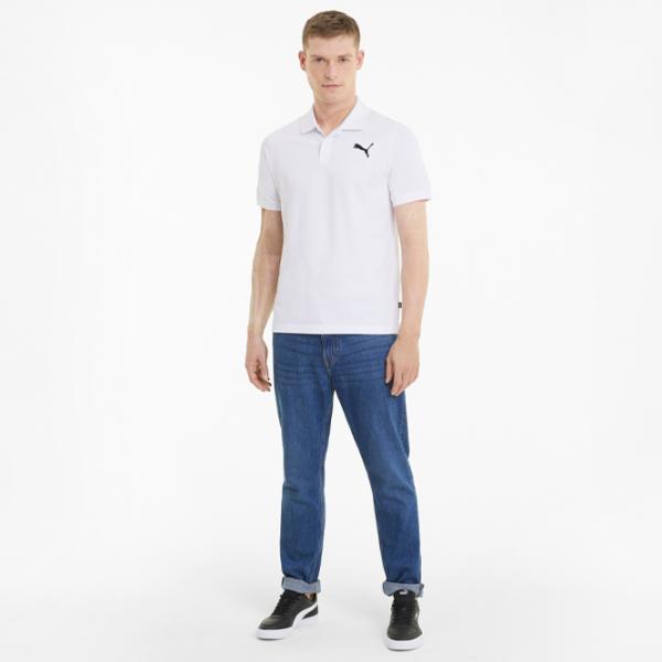 Tricou polo pentru bărbați Puma ESS Pique White photo 3