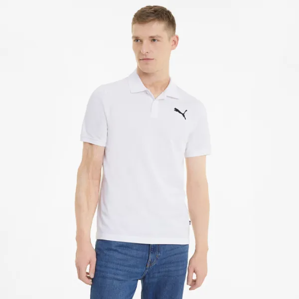 Tricou polo pentru bărbați Puma ESS Pique White photo 4