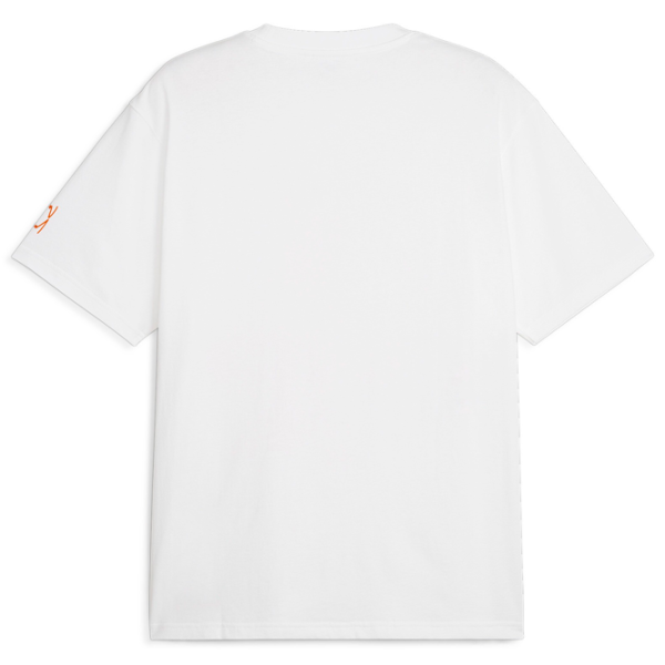 Tricou pentru bărbați Puma Hoops X Cheetos Tee 100% bumbac/ White photo 2