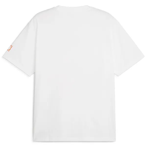 Футболка для мужчин Puma Hoops X Cheetos Tee 100% хлопок/ Белый photo 2 Футболка для мужчин Puma Hoops X Cheetos Tee 100% хлопок/ Белый photo 2