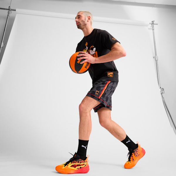 Футболка для мужчин Puma Hoops X Cheetos Tee Ii 100% хлопок/ Черный photo 4 Футболка для мужчин Puma Hoops X Cheetos Tee Ii 100% хлопок/ Черный photo 4