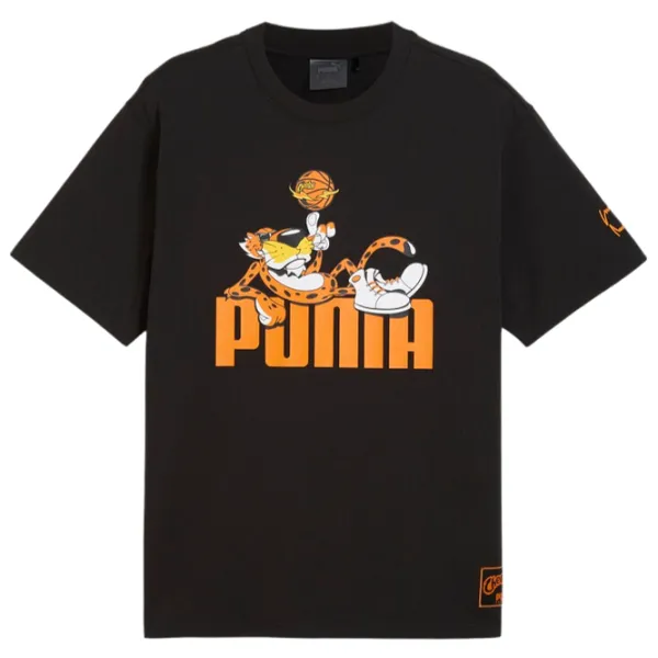 Футболка для мужчин Puma Hoops X Cheetos Tee Ii 100% хлопок/ Черный photo 5 Футболка для мужчин Puma Hoops X Cheetos Tee Ii 100% хлопок/ Черный photo 5
