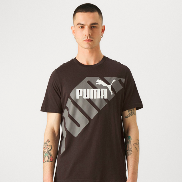 Футболка для мужчин Puma Power Graphic Tee 100% хлопок/ Черный photo 3