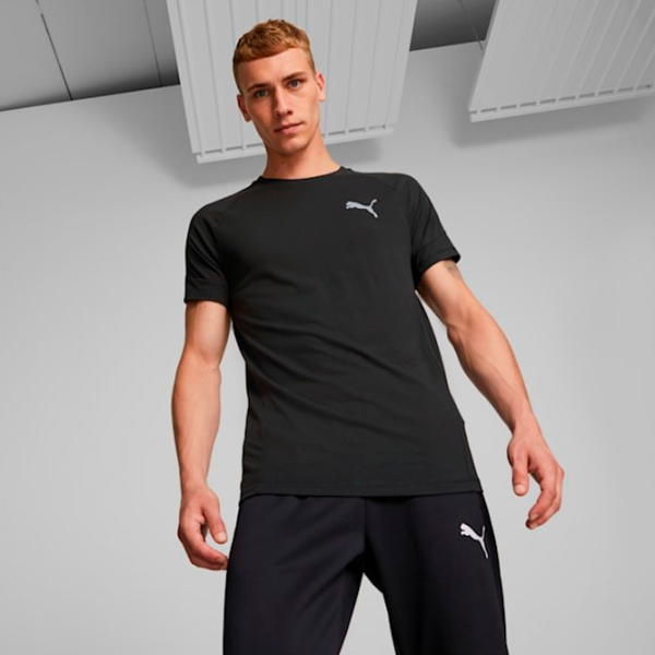 Футболка для мужчин Puma Evostripe Tee 65% полиэстер , 35% вискоза/ Черный photo 3