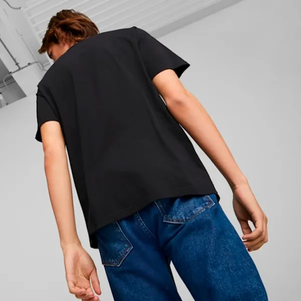 Футболка для мужчин Puma Classics Small Logo Tee 100% хлопок/ Черный photo 4
