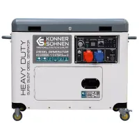 Generator de curent Könner & Söhnen KS 9300DE-1/ 3 ATSR SUPER 230/ 400 V Motorină/ 7 kW photo 2