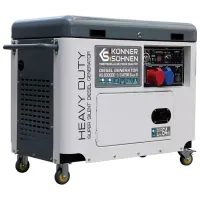 Generator de curent Könner & Söhnen KS 9300DE-1/ 3 ATSR SUPER 230/ 400 V Motorină/ 7 kW photo 4