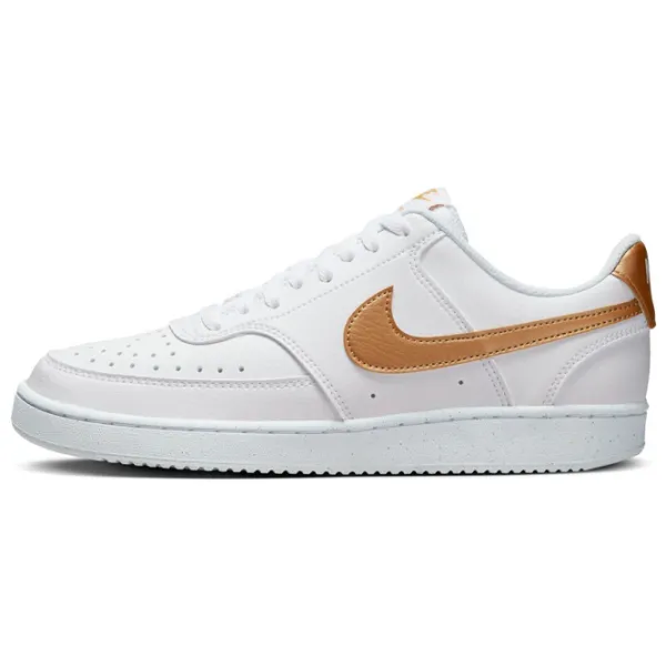 Ghete pentru femei Nike W Court Vision Low Nn Demisezon/ Gold photo 2