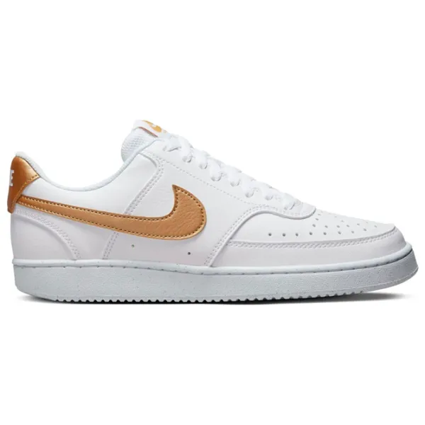 Ghete pentru femei Nike W Court Vision Low Nn Demisezon/ Gold photo 3