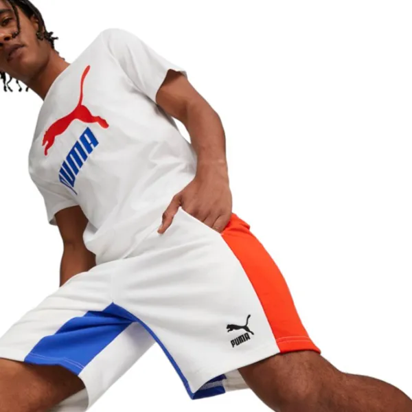 Шорты для мужчин Puma Classics Block Shorts 8" Tr S/ Белый photo 4 Шорты для мужчин Puma Classics Block Shorts 8" Tr S/ Белый photo 4