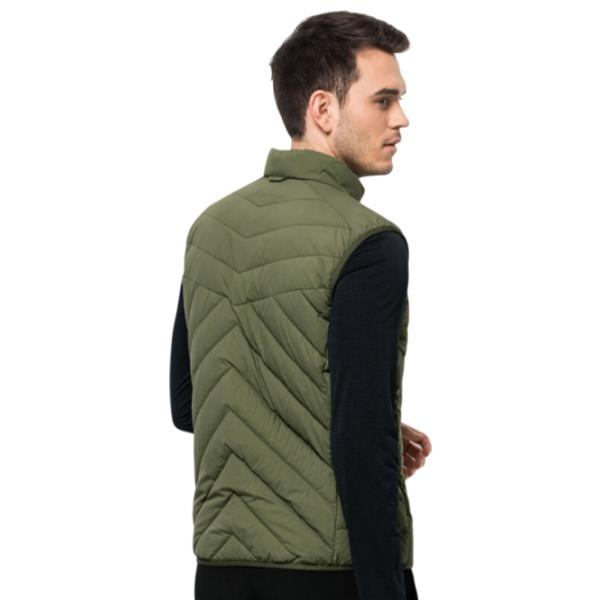Vestă pentru bărbați Jack Wolfskin Athletic Down S/ Green photo 2 Vestă pentru bărbați Jack Wolfskin Athletic Down S/ Green photo 2