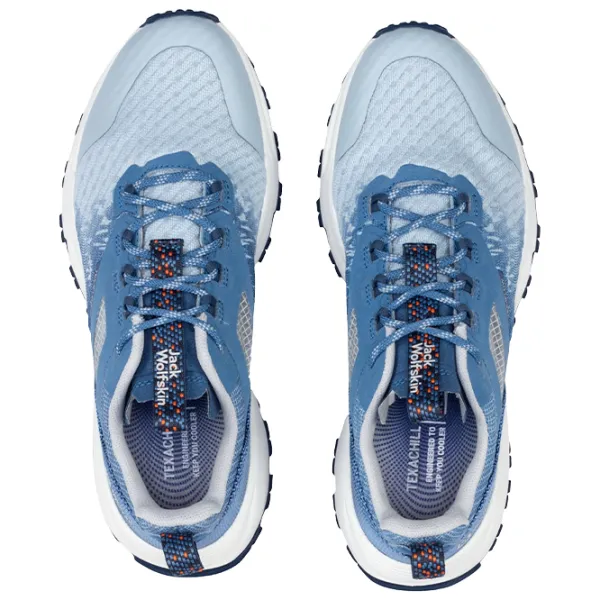 Adidași pentru femei Jack Wolfskin Prelight Pro Vent Low W Primăvară/ Sky Blue photo 4