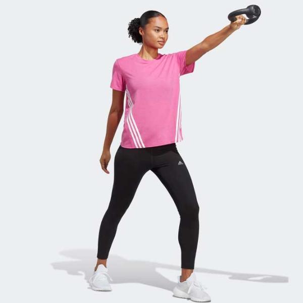 Tricou pentru femei Adidas Wtr Icns 3S T 5% elastan/ Pink photo 4