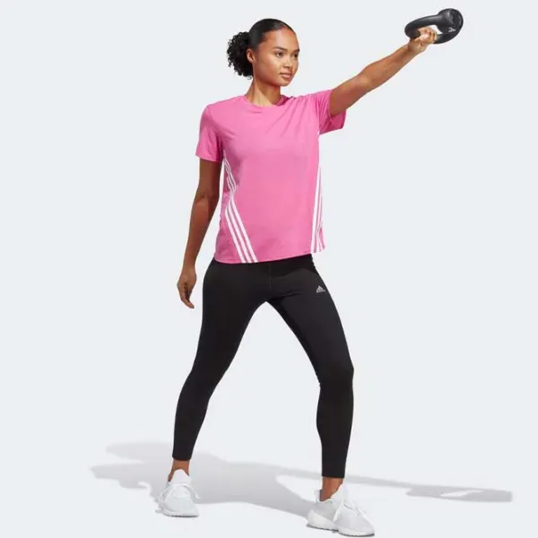 Tricou pentru femei Adidas Wtr Icns 3S T 5% elastan/ Pink photo 4