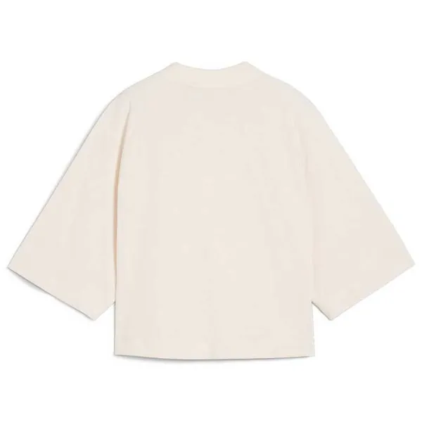 Tricou pentru femei Puma Classics+ Oversized Tee 25% bumbac reciclat/ Beige photo 2