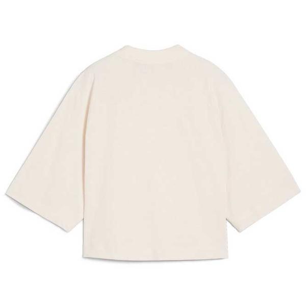 Футболка для женщин Puma Classics+ Oversized Tee 25% переработанный хлопок/ Бежевый photo 2