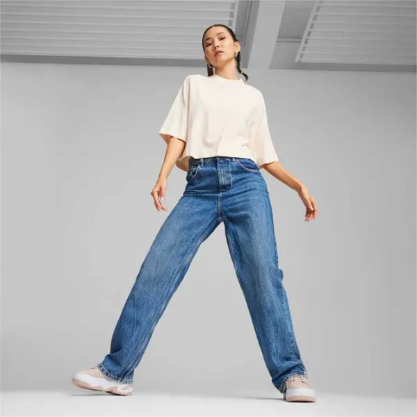 Футболка для женщин Puma Classics+ Oversized Tee 25% переработанный хлопок/ Бежевый photo 5