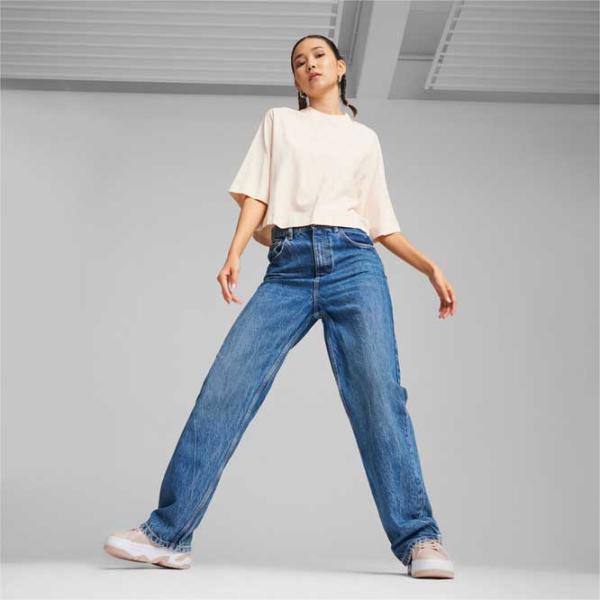 Футболка для женщин Puma Classics+ Oversized Tee 25% переработанный хлопок/ Бежевый photo 5