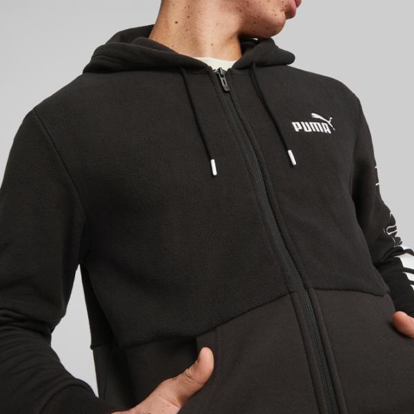 Толстовка для мужчин Puma Power Winterized Full-Zip Fl Прямой/ Черный photo 7
