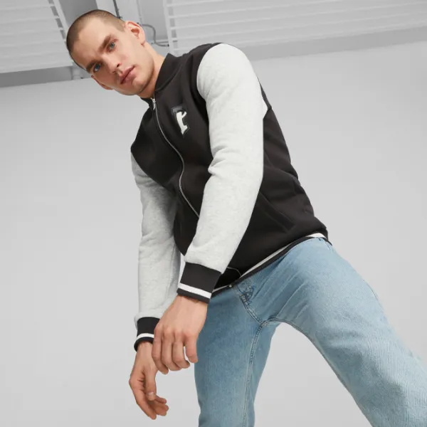 Толстовка для мужчин Puma Squad Track Jacket Fl Прямой/ Черный photo 3