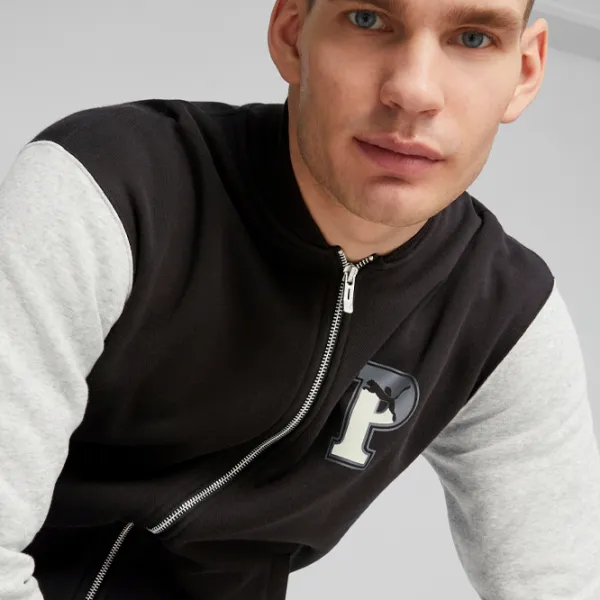 Толстовка для мужчин Puma Squad Track Jacket Fl Прямой/ Черный photo 6