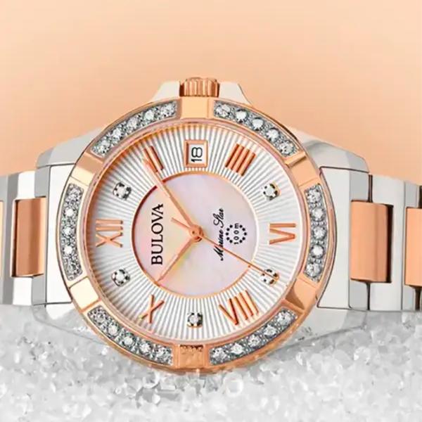 Ceas de mână pentru femei Bulova 98R234 Cuarț/ 32 mm photo 4 Ceas de mână pentru femei Bulova 98R234 Cuarț/ 32 mm photo 4