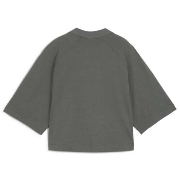 Футболка для женщин Puma Classics+ Oversized Tee 25% переработанный хлопок/ Серый photo 2