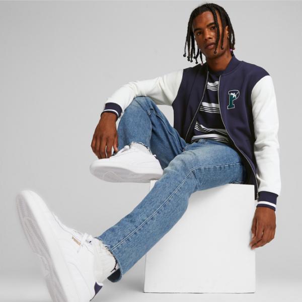 Hanorac pentru bărbați Puma Squad Track Jacket Fl Drept/ Navy photo 5