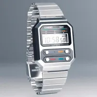 Ceas de mână unisex Casio A-100WE-1A Cuarț/ 41 x 33 mm photo 2